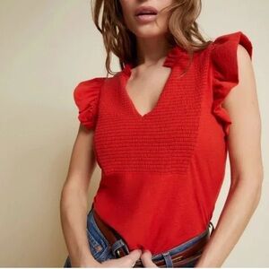Nation LTD Habiba Fancy Tank Top Tomato Red